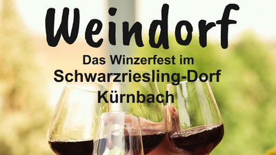 Es ist wieder soweit: Weindorf in Kürnbach am 07.06. + 08.06.2024