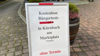 Teststation in Kürnbach